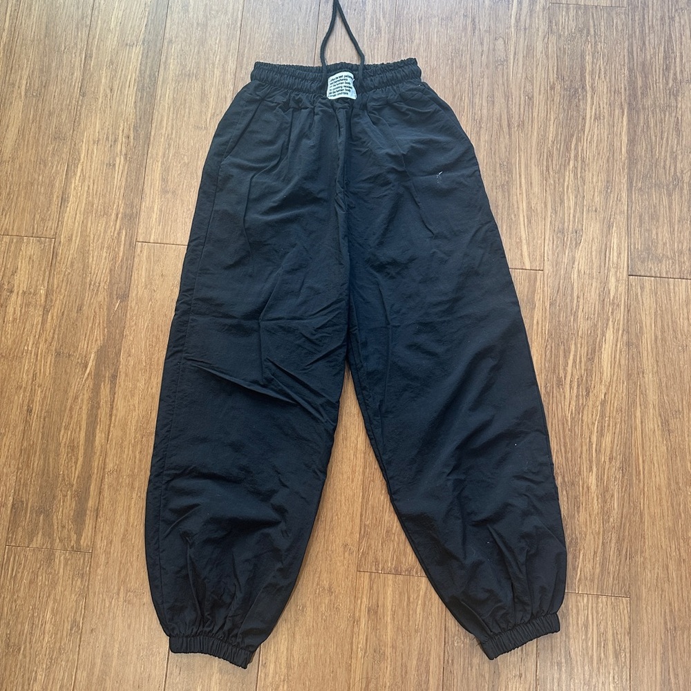 Waterproof Black Jogger Pants